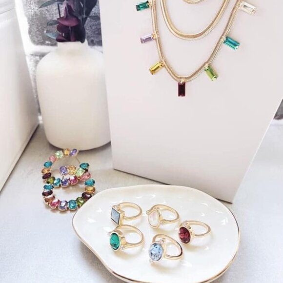 Park Lane Bejeweled Gold Necklace - Picture 2 of 3